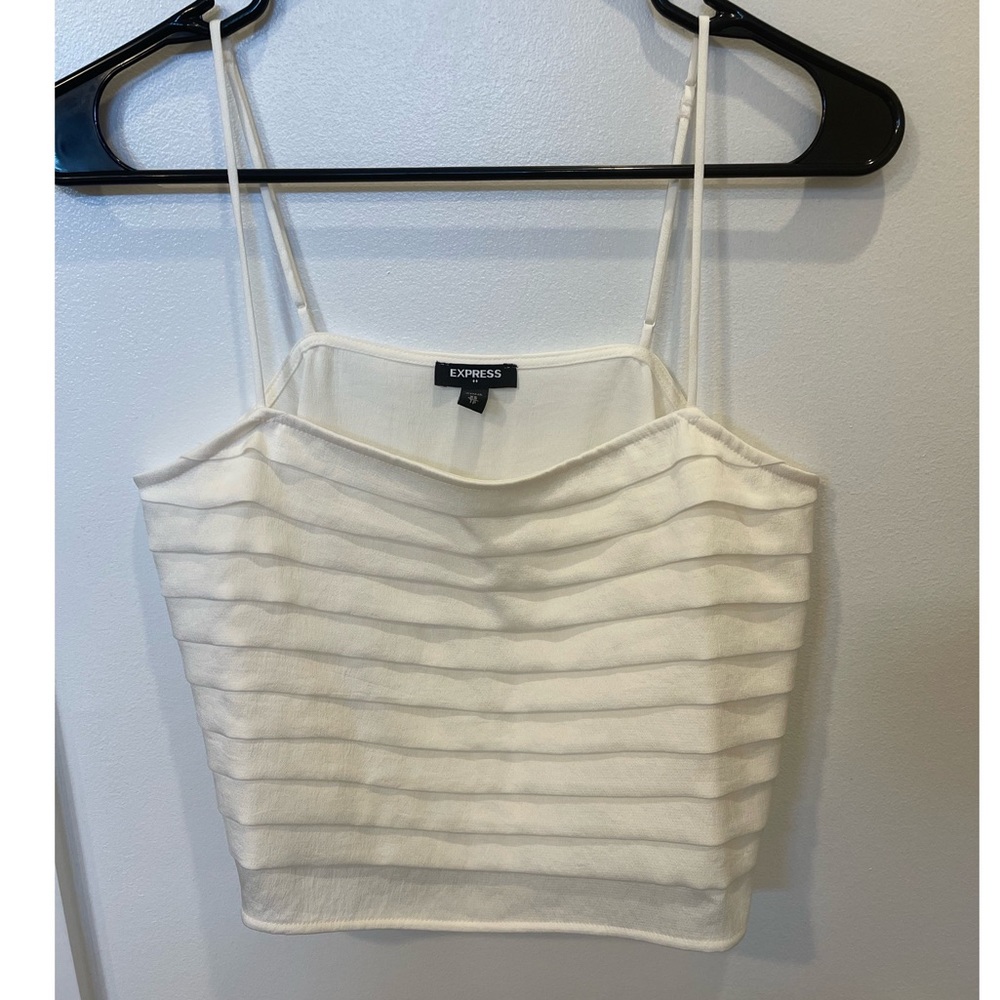 Express cropped blouse cami